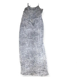 Vintage y2k snakeskin printed maxi dress